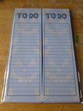 Halloween Magnet-Backed To-Do List | Skinny 2 pack | Jack-O'-Lanterns