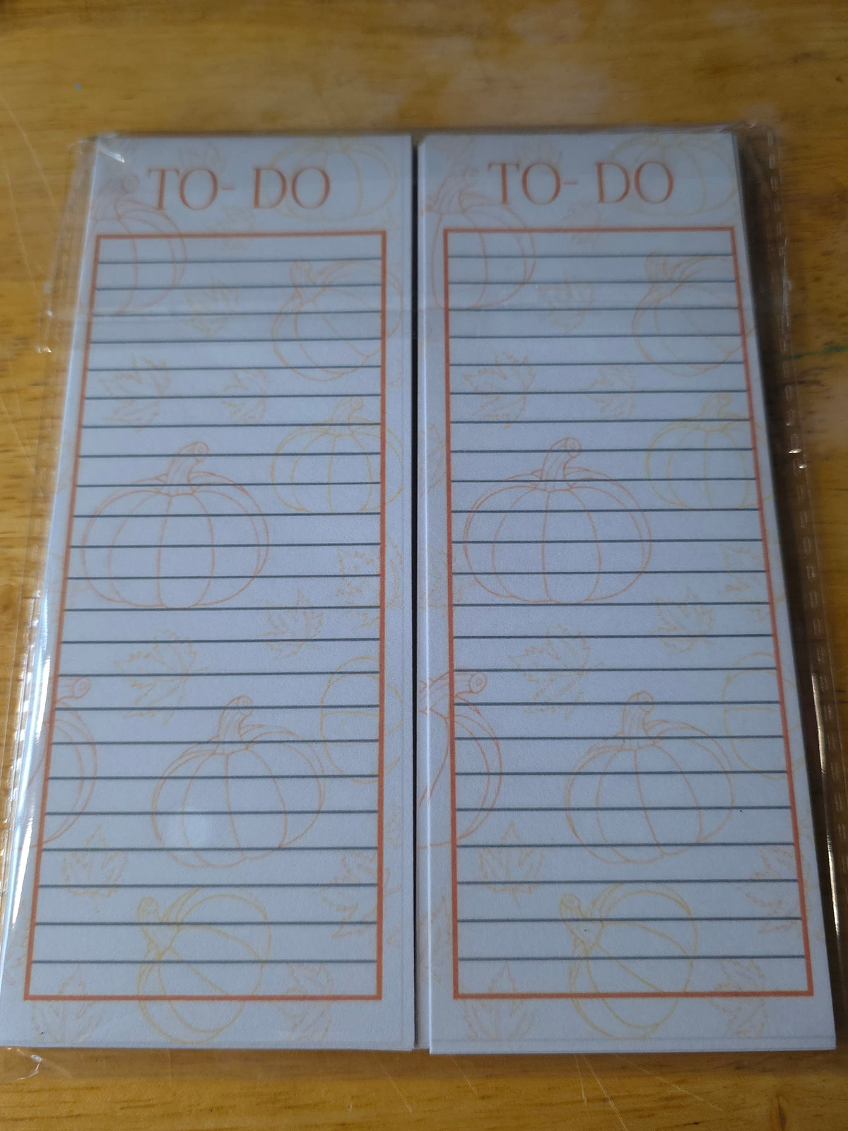 Fall Magnet-Backed To-Do List | Skinny | Pumpkin Patch