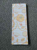 Fall Magnet-Backed To-Do List | Skinny | Harvest Pumpkin
