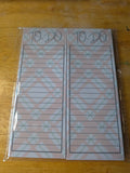 Magnet-Backed To-Do List | 2 Pack Skinny | Christmas Plaid