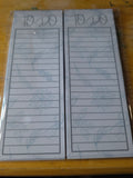 Magnet-Backed To-Do List | 2 Pack Skinny | Winter Botanical