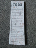 Halloween Magnet-Backed To-Do List | Skinny | True Crime