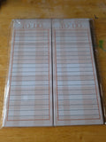 Fall Magnet-Backed To-Do List | Skinny | Cozy Fall Plaid