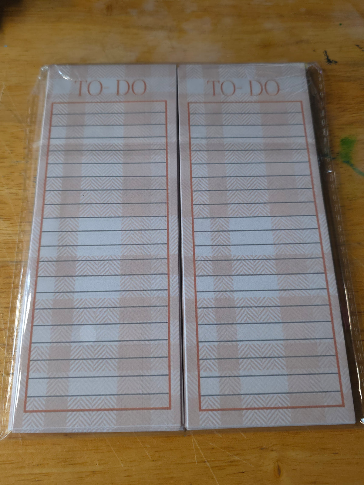 Fall Magnet-Backed To-Do List | Skinny | Cozy Fall Plaid